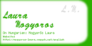 laura mogyoros business card
